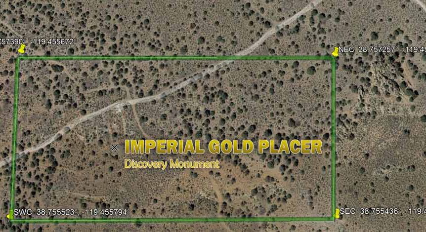 Imperial Gold Placer — claim boundary