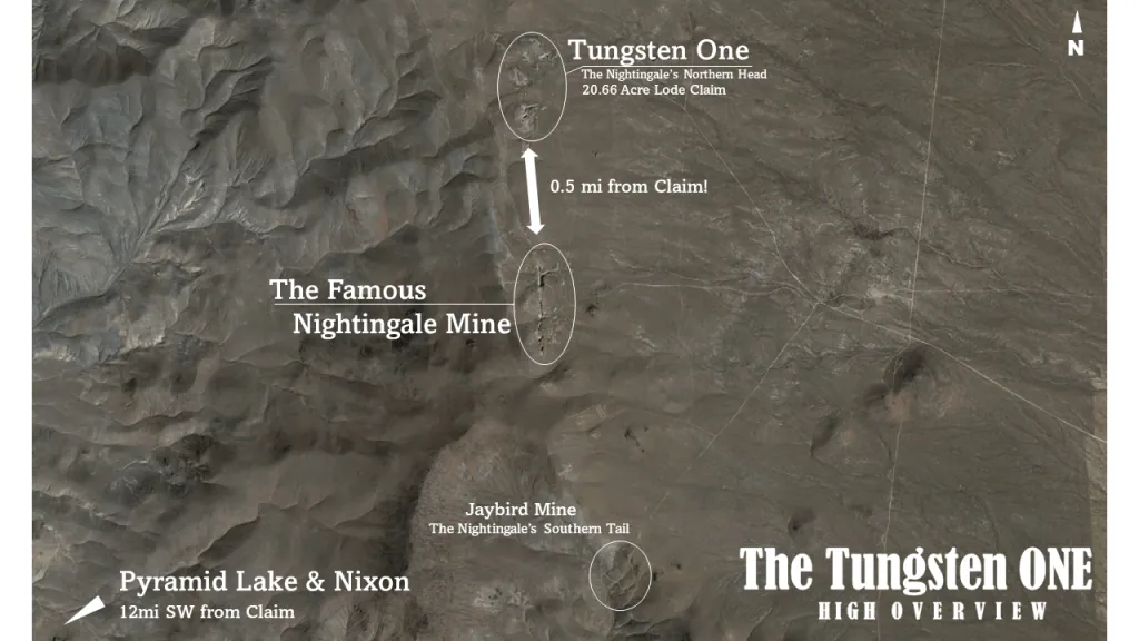 Tungsten One #2 — aerial overview