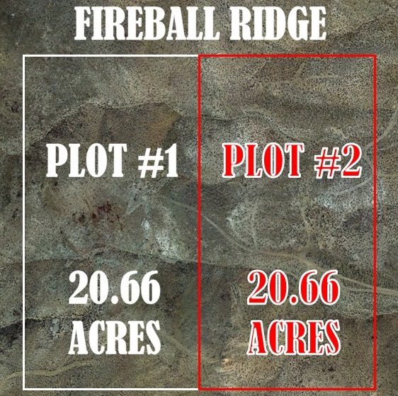 Fireball Ridge — claim location and boundary map, Pershing County, Nevada