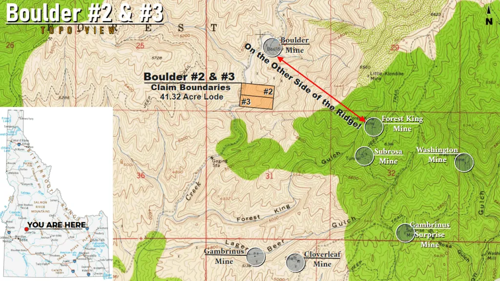 Boulder #2 & #3 — Boulder2 3 Topo1