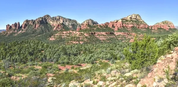 Sedona Sunrise #12 — red rock ridge