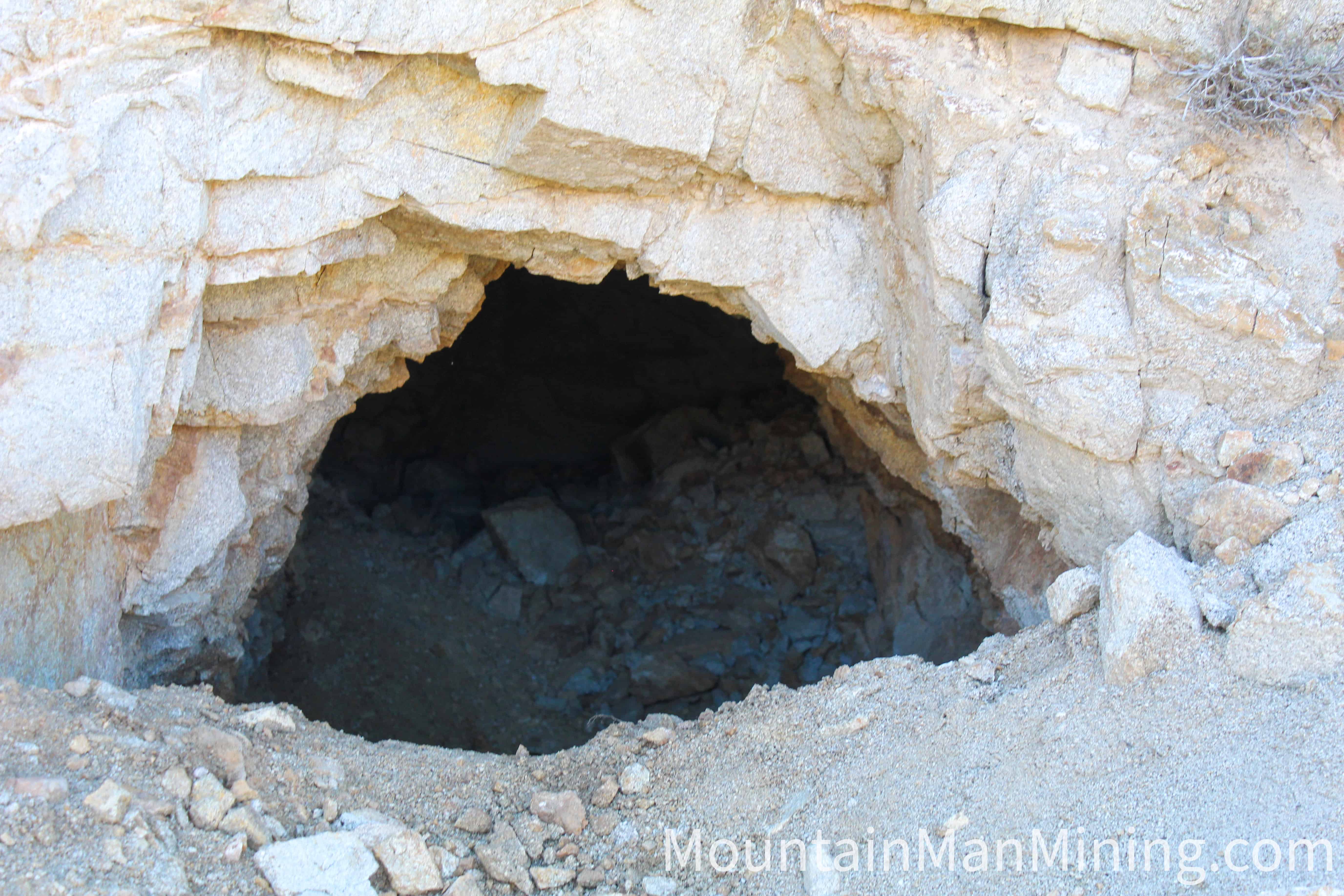 The Enriquez &mdash; Portal of one of the two adits on the main vein