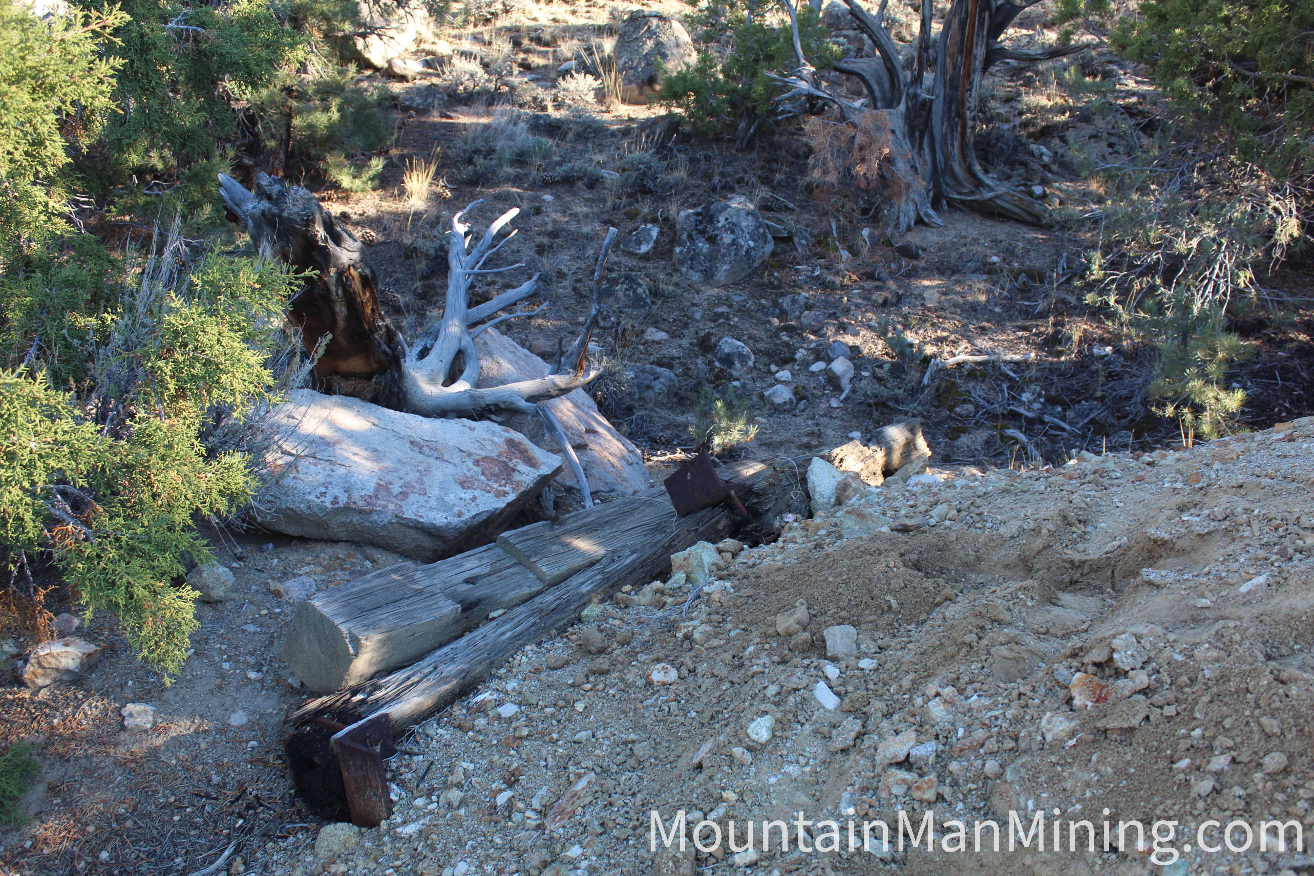 The Enriquez &mdash; Historic workings on the hillside