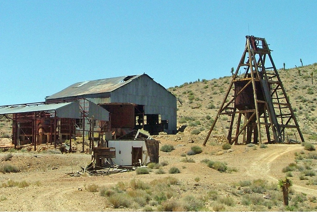 Great Western Mine remains, courtesy of mindat.org.