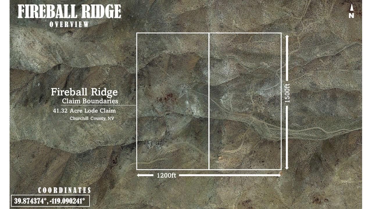 An overview of Fireball Ridge, one of the cheap abandoned mines for sale at MountainManMining.com.