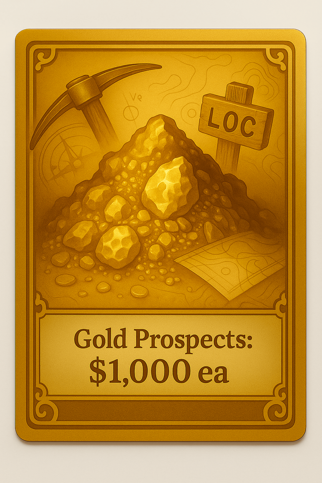 gold prospect card
