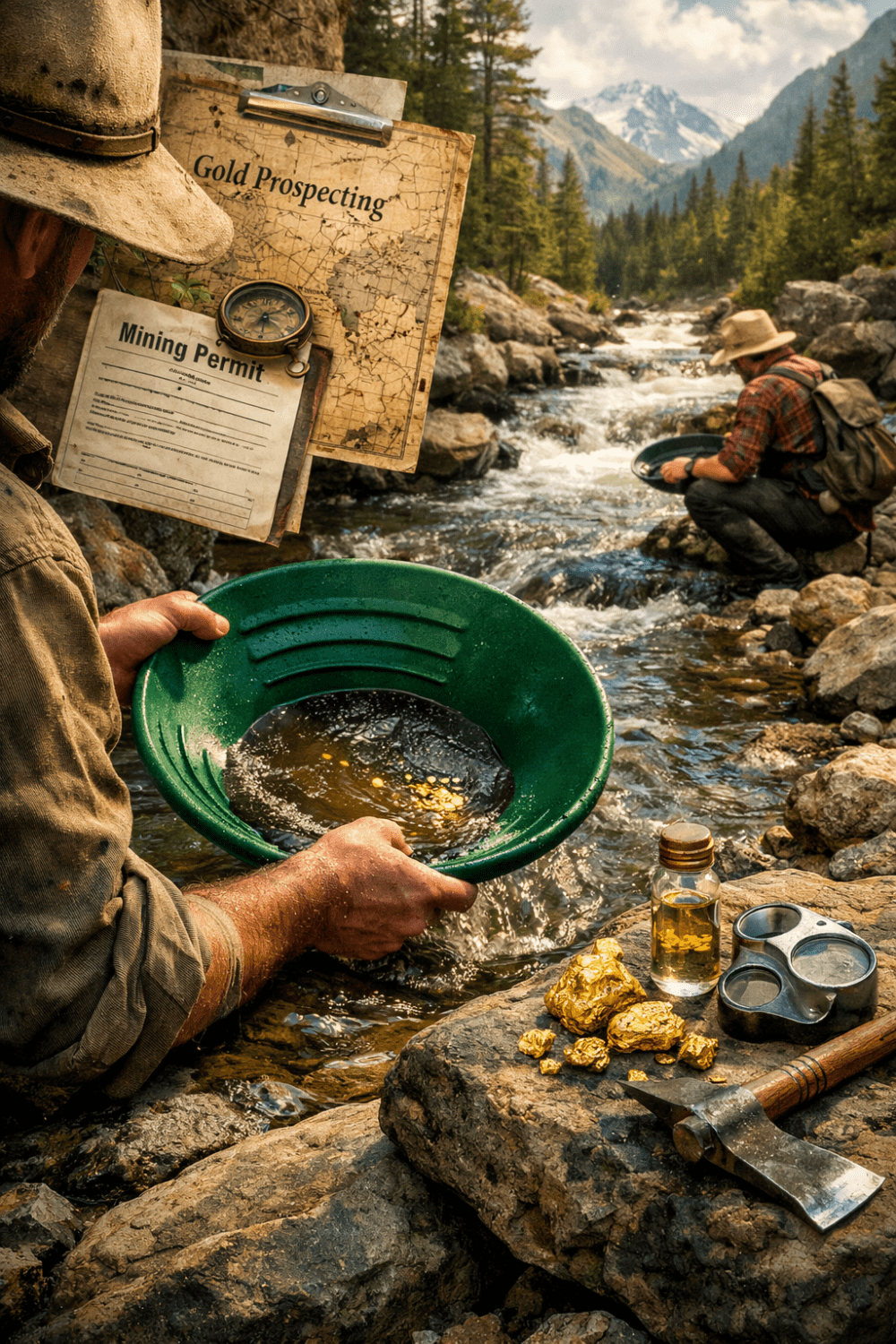 gold panning