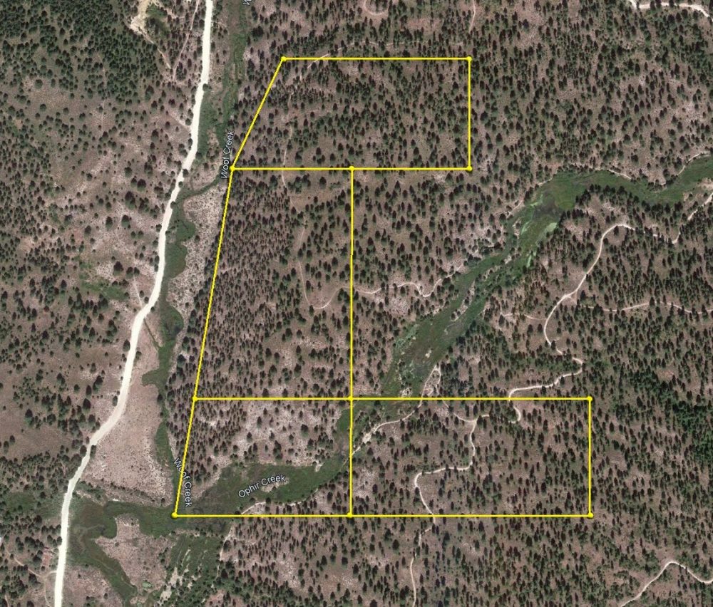 Ophy aerial of all the claims